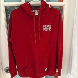 Victoria's Secret Red Sweatshirt Cozy Pullover Design